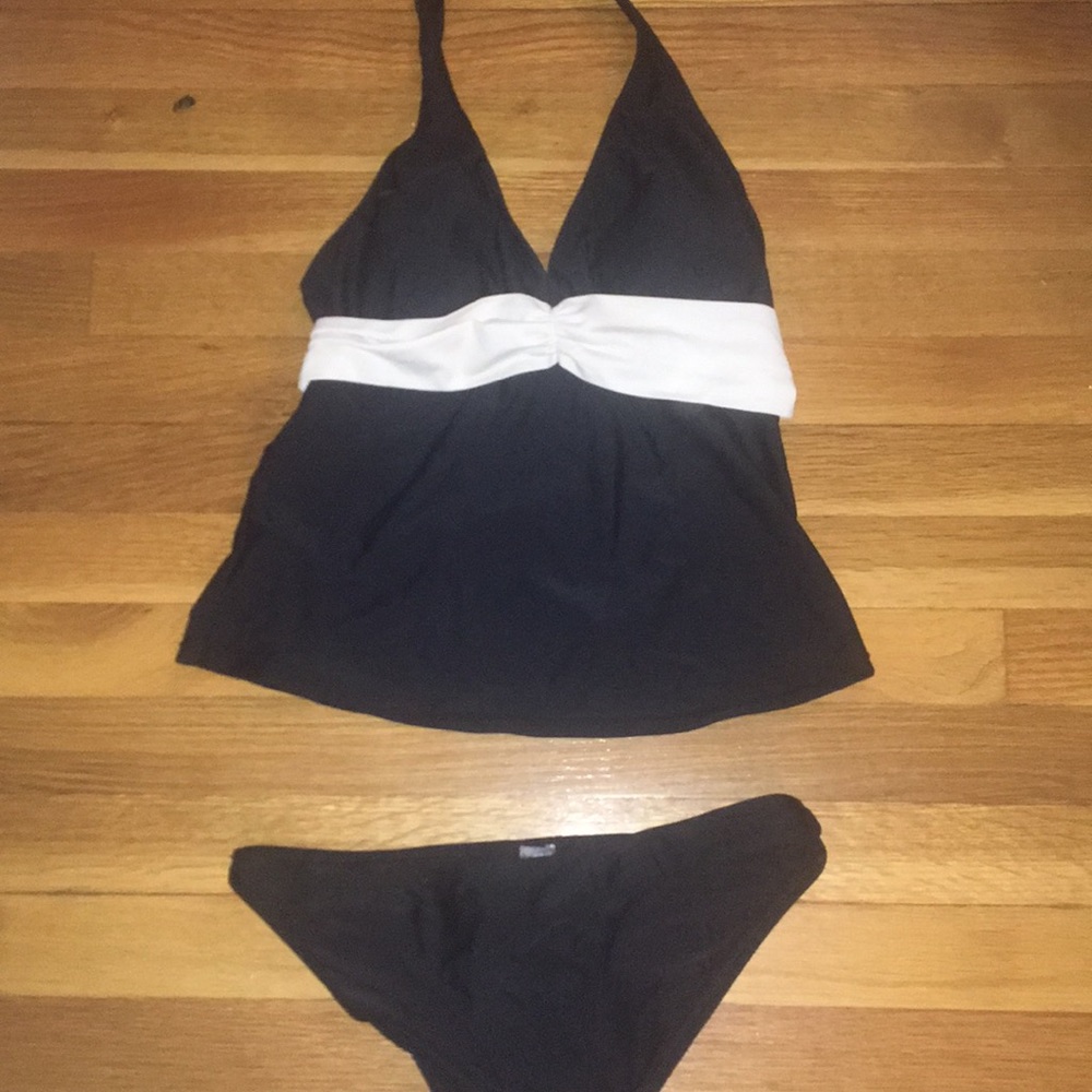 Halter tankini bathing suit